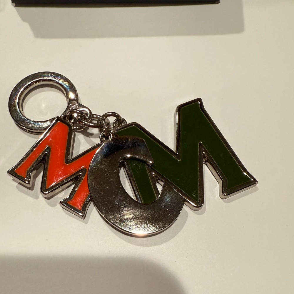 AUTHENTIC MCM Orange Silver and Green Keychain - Picture 5 of 8